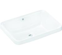 Hansgrohe Xuniva Q lavabo da incasso, SmartClean, con troppopieno, senza foro per rubinetto, 550x400mm, bianco, 61066450 - 61066450