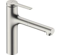 Hansgrohe Zesis M33 rubinetto da cucina verticale acciaio inossidabile 74823800