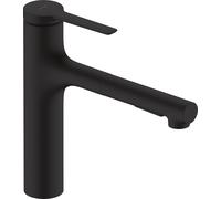 Hansgrohe Zesis M33 rubinetto da cucina verticale nero 74822670