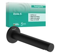 hansgrohe Zesis S Bec déverseur pour baignoire, 74410670, 74410670, Colorazione: nero opaco