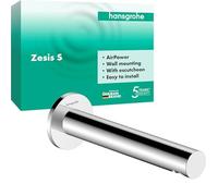 hansgrohe Zesis S - Bocca d'erogazione, bocca per vasca da bagno con lunghezza bocca 18,1 cm, rubinetto per vasca da bagno, cromo, 74410000
