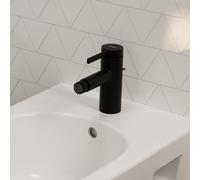hansgrohe Zesis S Mitigeur monocommandé pour bidet avec vidage à tirette, saillie 122mm, 74200670, 74200670, Colorazione: nero opaco