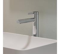 hansgrohe Zesis S Mitigeur monocommandé de lavabo 230 CoolStart pour lavabos à poser, avec vidage Push-Open, chrome, 74732000, 74732000