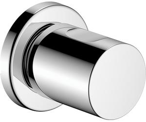 hansgrohe Zesis S - Valvola d'arresto ad incasso, Corpo incasso e estensione (25 mm) coordinati disponibili separatamente, cromo, 74997000