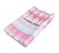 HANSHAN Fasciatoio da Tavolo Fasciatoio da Tavolo, Fasciatoio per Pannolini Tavolo da Neonato Cuscino Isolante da Massaggio Tavolo Spogliatoio 2 Colori 0-18 Mese 29 × 17 × 4 Pollici (Colore : Rosa)