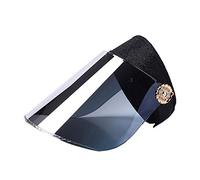 HANSHAN Outdoor Sun Visor Cappello-Regolabile Fascia Visiera-Anti-UV cap Solar Ampio Cappello di Protezione Solare Brim Hat-Estate (Color : Black)