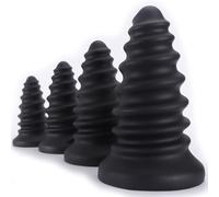 HANSHION 5 dimensioni gigante dildo anale filetto plug anale con ventosa plug anale in silicone plug anale XXL dilatatore dell'ano punto G plug anale plug anale giocattolo del sesso anale for donne uo