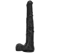 HANSHION Dildo for Cavalli XXL Gigante for Animali con Ventosa, Super Lungo, Pene in Silicone, Plug anale, Morbido Punto G, for Cavalli, Giocattolo Sessuale for Uomini e Donne