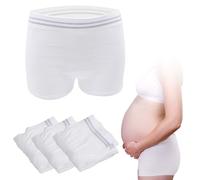 HANSILK 3 pz. Mutande di maternità/Post-Parto, Confortevoli Senza Cuciture Senza Pressione sull'addome per la Gravidanza/Recupero Dopo Un Parto Cesareo
