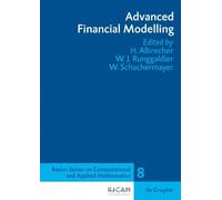 Hansjörg Albrecher Advanced Financial Modelling (Copertina rigida)