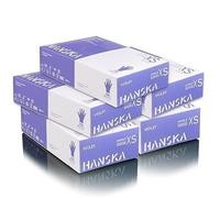 HANSKA 500 pezzi Guanti Monouso Nitrile Viola - Senza Polvere - Usa e Getta- Ambidestri - Non Sterili - Base di Gomma - Adatti per Ambiti Medici, Manipolazione degli Alimenti (500, XS)