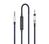HanSnby - Cavo audio di ricambio compatibile con cuffie Bose QC25, QC35 II, QC35, cavo audio con microfono integrato e controllo remoto del volume