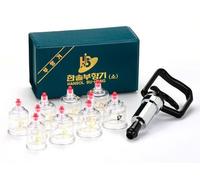 ?? HANSOL Cupping Therapy Set 10 tazze con pompa a mano | Kit massaggio sotto...