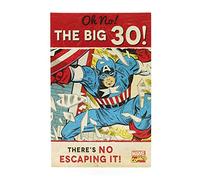 Hanson White 345823 - 0-1 Marvel Avengers Captain America 30th Birthday card
