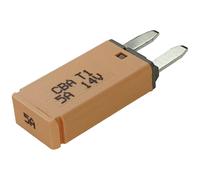 Hansor CBA1-0514 Interruttore automatico fusibile piatto standard 5 A Marrone 1