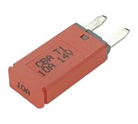 Hansor CBA1-1014 Interruttore automatico fusibile piatto standard 10 A Rosso 1