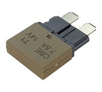 Hansor CBE1-0714 Interruttore automatico fusibile piatto standard 7.5 A Marrone