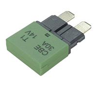 Hansor CBE1-3014 Interruttore automatico fusibile piatto standard 30 A Verde 1