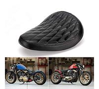 HANSWDEU Sella Moto Solo Nero per Bobber/Sportster/Custom con Molle/Supporto Kit