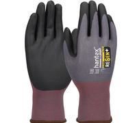 Hantex ReGen Plus Guanti Da Lavoro Leggeri Microfoam Palmo Grigio Nero