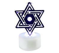 Hanukkah Decorations Lights - Luci Hanukkah LED per interni | Luce a stringa Hanukkah | Candele da tè Chanukah | Luce notturna artistica Chanukah per decorazioni Hanukkah | da tè Hanukkah