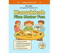 Hanukkah - Fine Motor Fun: Over 50 Hanukkah activity pages for kids! Jewish holiday coloring, tracing, mazes, and fine motor skill practice for preschool kids, kindergarten, and elementary school