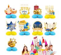 Hanukkah Honeycomb Centerpieces Chanukah Paper Table Toppers Honeycomb