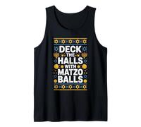 Hanukkah Humor Decora i corridoi con Matzo Balls Funny Canotta