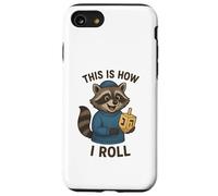Hanukkah Raccoon Divertente Dreidel Questo è Come Io Roll Nes Gadol Custodia per iPhone SE (2020) / 7/8