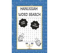 Hanukkah Word Search Book: Word Search Book with Easy to Read Print about Hanukkah [100+ pages and over 50+ Puzzles]