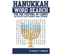 Hanukkah Word Search: For The Festival Of Lights: 100 Puzzles | Easy | Medium | Hard | Extreme