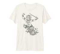 Hanuman Dio Scimmia indù Maglietta Premium