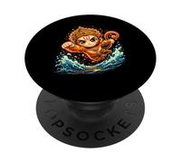 Hanumanji Hanuman Scimmia Indù Amante Dio Devoto PopSockets PopGrip Adesivo