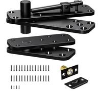 Hanured® Cerniere a scomparsa, Cerniere invisibili per porte con rotazione di 360°,per porte segrete(nero)