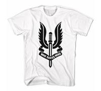 HANUTEBA SAS Who Dares Wins Unisex T-Shirt White XL