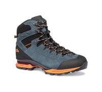 Hanwag - Scarpe da trekking GORE-TEX - Makra Trek Gtx Steel/Orange per Uomo in Pelle - Taglia 8 UK - Grigio