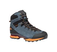 Hanwag - Scarpe da trekking GORE-TEX - Makra Trek Gtx Steel/Orange per Uomo in Pelle - Taglia 8 UK - Grigio