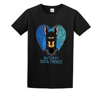 HANXI Cyber Security - Autopsy - Digital Forensics Unisex 100% Cotton Short-Sleeve T-Shirts Black L
