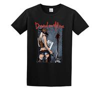 HANXI Dead Or Alive Unisex 100% Cotton Short-Sleeve T-Shirts Black M