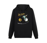 HANXI Peter Maffay Tabaluga und Die Zeichen Hoody Unisex Ptinted Hoodies Long Sleeve Men's Hooded with Pocket Black XXL
