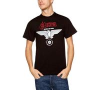 HANXI Saxon Wheels of Steel Men's T-Shirt Size S Unisex 100% Cotton Short-Sleeve T-Shirts Black S