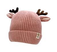 HANXIULIN Caldo berretto invernale per bambini, berretto contro il congelamento, berretto invernale alla moda, berretto per capelli da 3 a 15 anni, Colore: rosa., Taglia unica