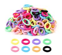 Hanyousheng 200 Pezzi Elastici Capelli Bambina, Codini per Capelli Bambina, Multicolore Elastici Piccoli per Capelli, Elastici per Neonati Ragazze
