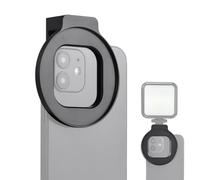 Hanzete 67 mm Phone Filter Mount filettato Lens Filter Clip Full Metal con Cold Shoe Mount sostituzione per 15/14/13/12