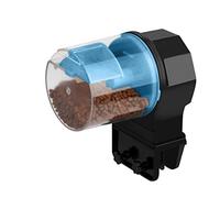 Hanzete - Alimentatore automatico per pesci per acquario, con timer, elettrico, regolabile, erogatore manuale / automatico