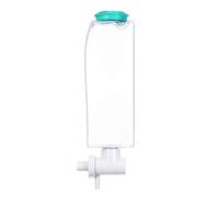 Hanzete - Dispenser di sapone da 300 ml con erogatore manuale rimovibile e ugello, accessori per bagno, gel doccia, shampoo liquido