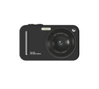 Hanzete - Fotocamera digitale 1080p, 48 MP, schermo IPS da 2,4 pollici, messa a fuoco automatica, zoom digitale 16x, batteria flash incorporata, filtri di bellezza per feste di compleanno, bambini,