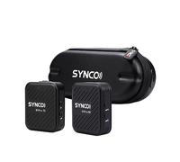 Hanzete G1A1 Pro - Sistema microfonico wireless con 1 ricevitore e 1 microfono, portata di trasmissione 200 m, batteria integrata con custodia di ricarica, ricambio per telefoni Android, computer
