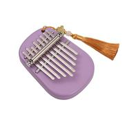 Hanzete Kalimba Mini pianoforte da pollice a 8 tasti strumento musicale portatile Kalimba pianoforte da pollice con martello accordatura per adulti principianti interessanti feste viaggi strumento