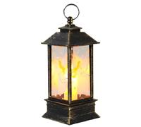 Hanzete Lanterna natalizia da esterni, alimentata a batteria, piccola lampada a vento, cervo, pupazzo di neve, angelo, Babbo Natale, decorazioni natalizie, lanterna da appendere, albero di Natale